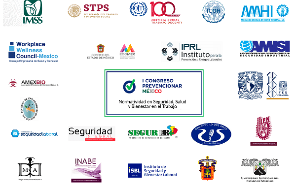El Primer Congreso Prevencionar México tiene el apoyo de instituciones y medios de apoyo. ¡Conócelos!