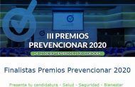 Finalistas III Edición Premios Prevencionar 2020