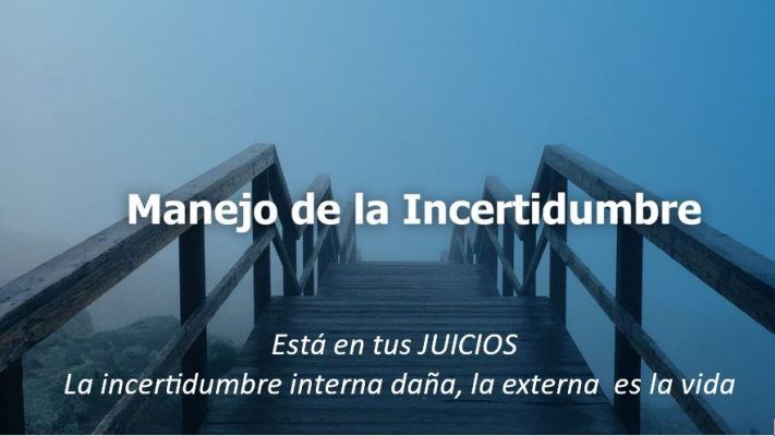 ¿Cómo enfrentas la Incertidumbre?: Reflexiones sobre los juicios y la personalidad ante el miedo.