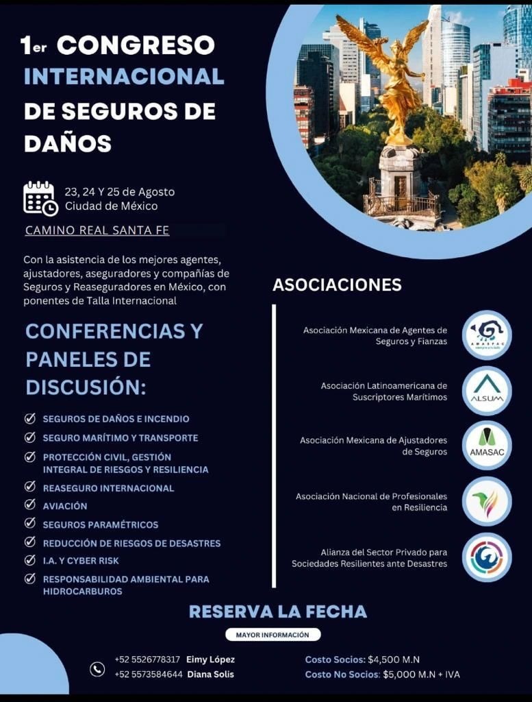 Asiste al Primer Congreso Internacional de Daños
