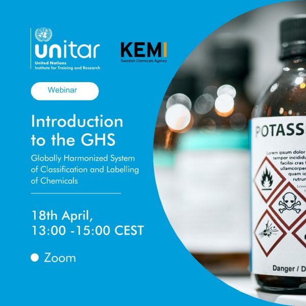 Asiste al webinar: Introducción al SGA del UNITAR y KEMI