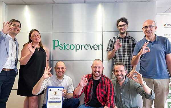 Psicopreven, primera empresa en España en obtener el Distintivo de Bienestar Laboral