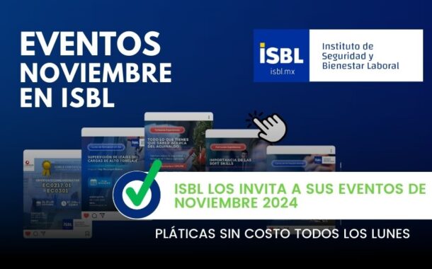 ISBL te invita a sus eventos de Noviembre