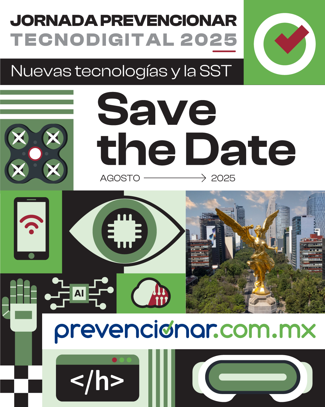 Save the Date: Jornada Prevencionar TecnoDigital CDMX en agosto de 2025