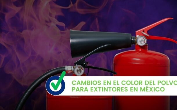 Cambios en el color del polvo para extintores en México