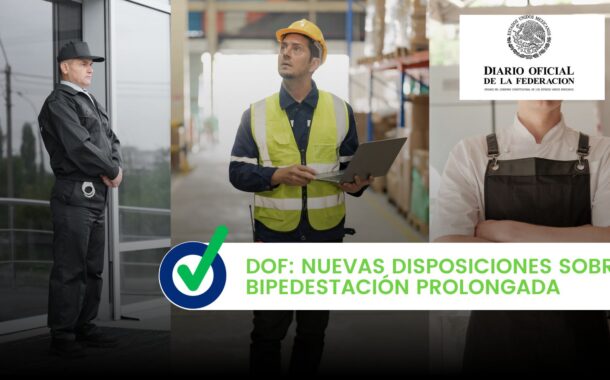 DOF: Nuevas disposiciones sobre bipedestación prolongada