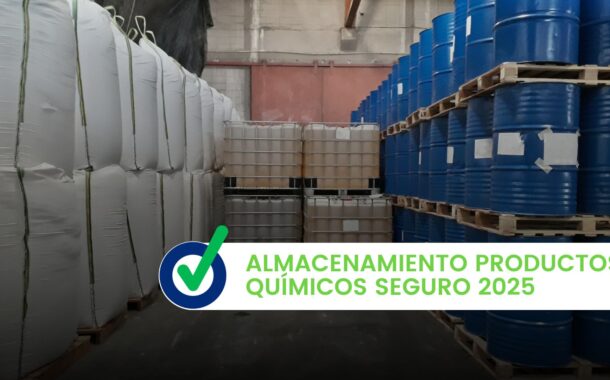 Almacenamiento productos químicos seguro 2025