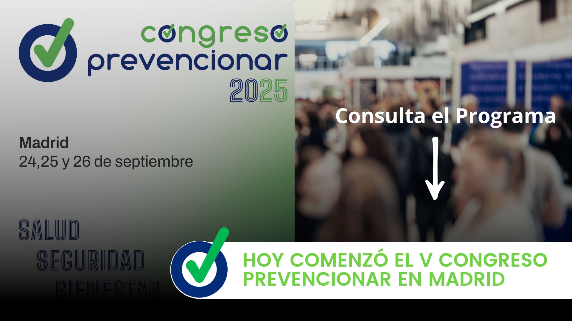 Hoy comenzó el V Congreso Prevencionar