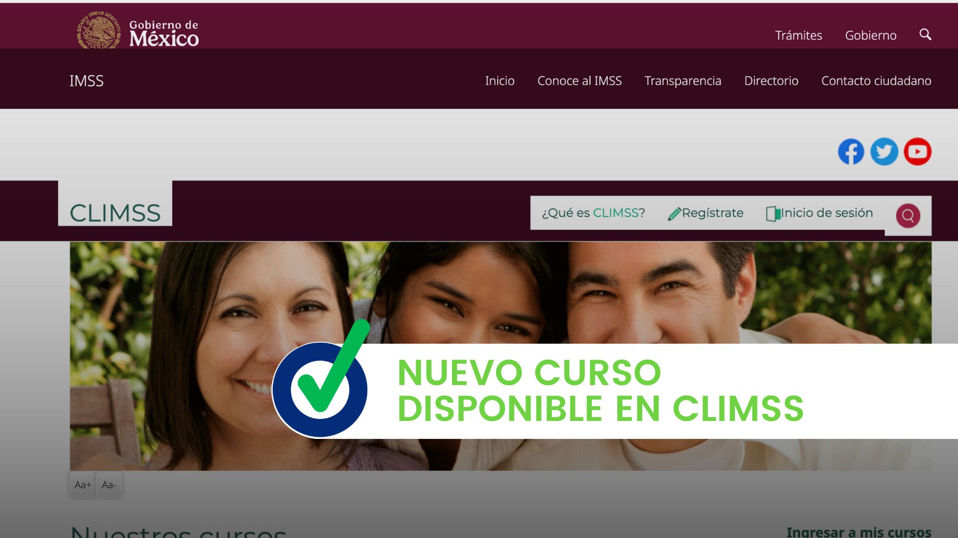 Nuevo curso disponible en CLIMSS