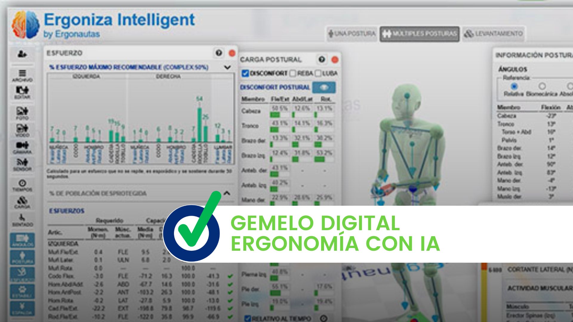 Gemelo Digital Ergonomía con IA