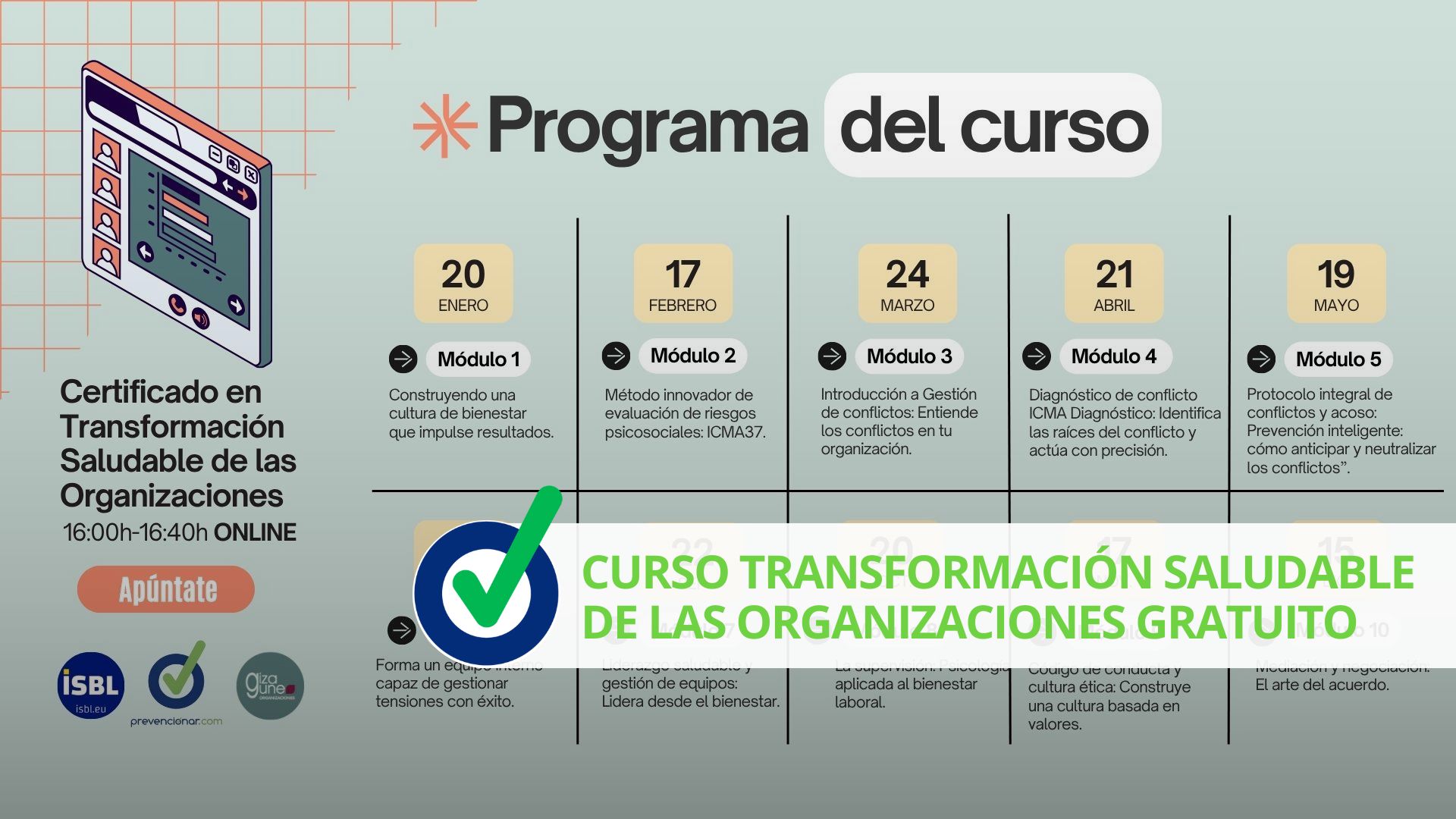 Curso Transformación Saludable