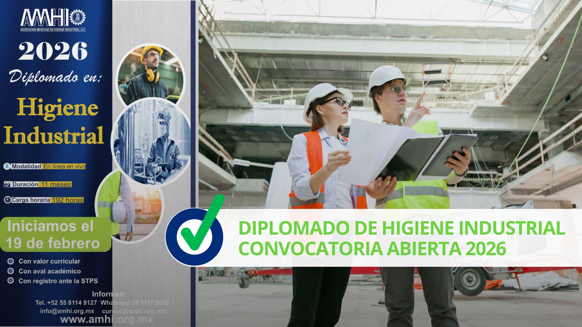 Diplomado de Higiene Industrial convocatoria abierta
