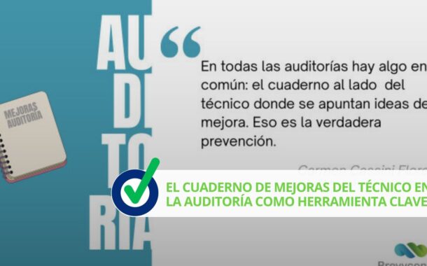 El cuaderno de mejoras del técnico en la auditoría