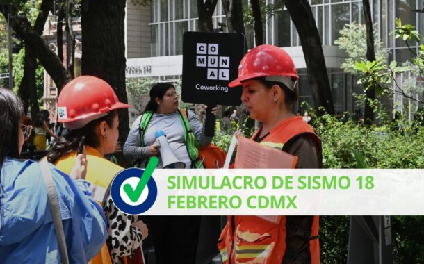 Simulacro de Sismo 18 Febrero CDMX