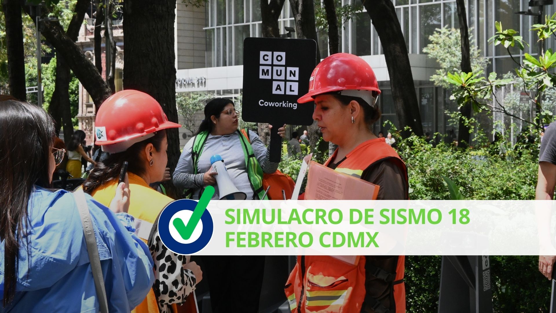 Simulacro de Sismo 18 Febrero CDMX