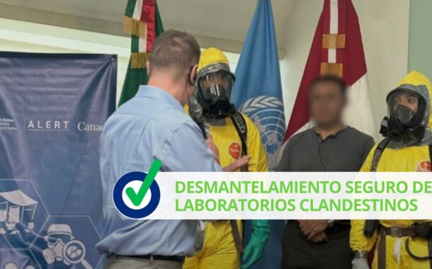 Desmantelamiento seguro de laboratorios clandestinos