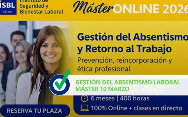 Gestión del absentismo laboral máster 10 marzo