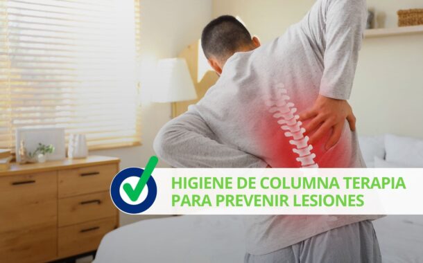 Higiene de columna terapia para prevenir lesiones