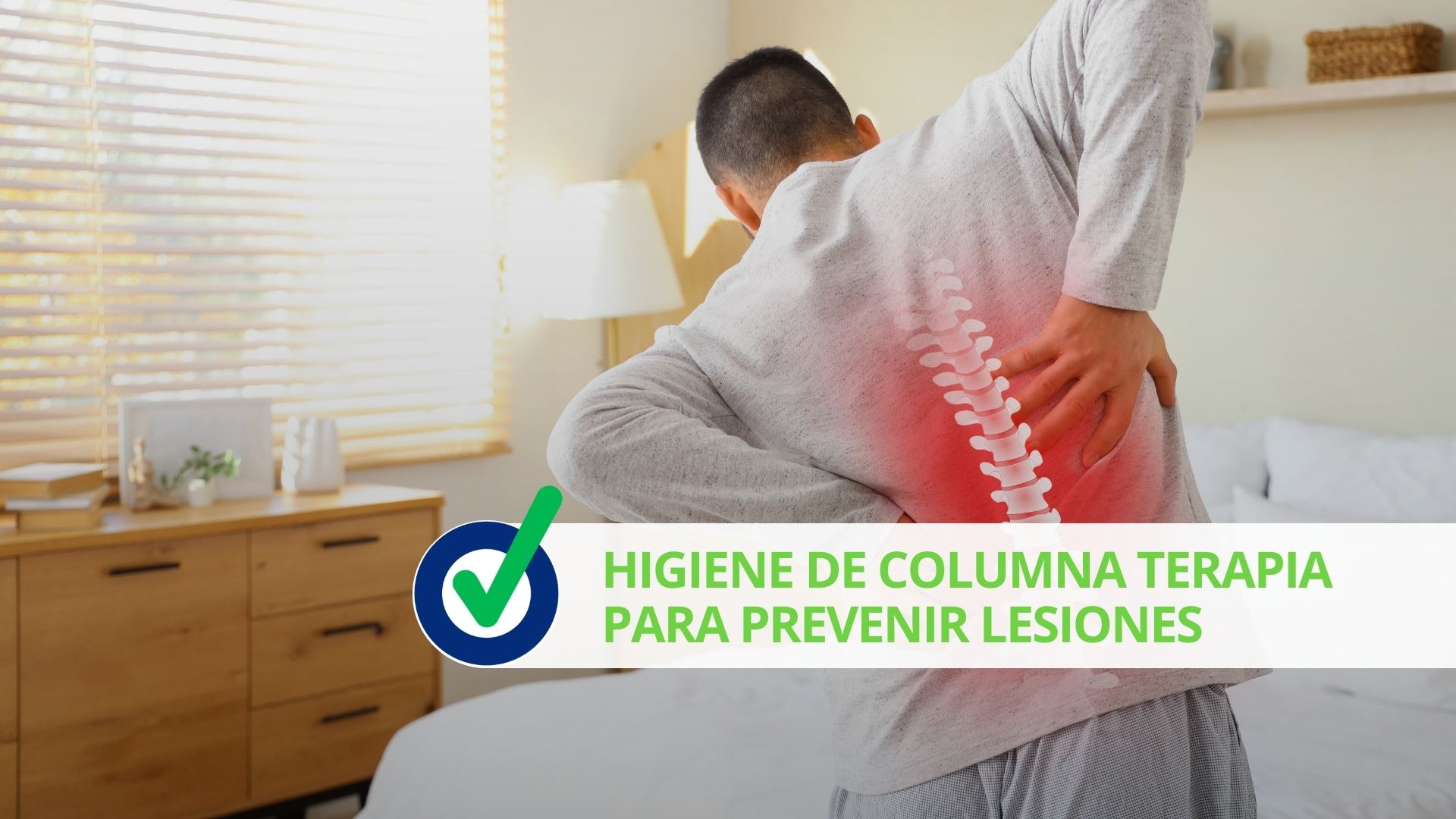Higiene de columna terapia para prevenir lesiones