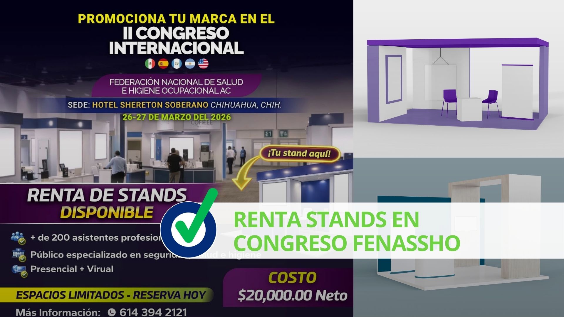 Renta stands en Congreso Fenassho