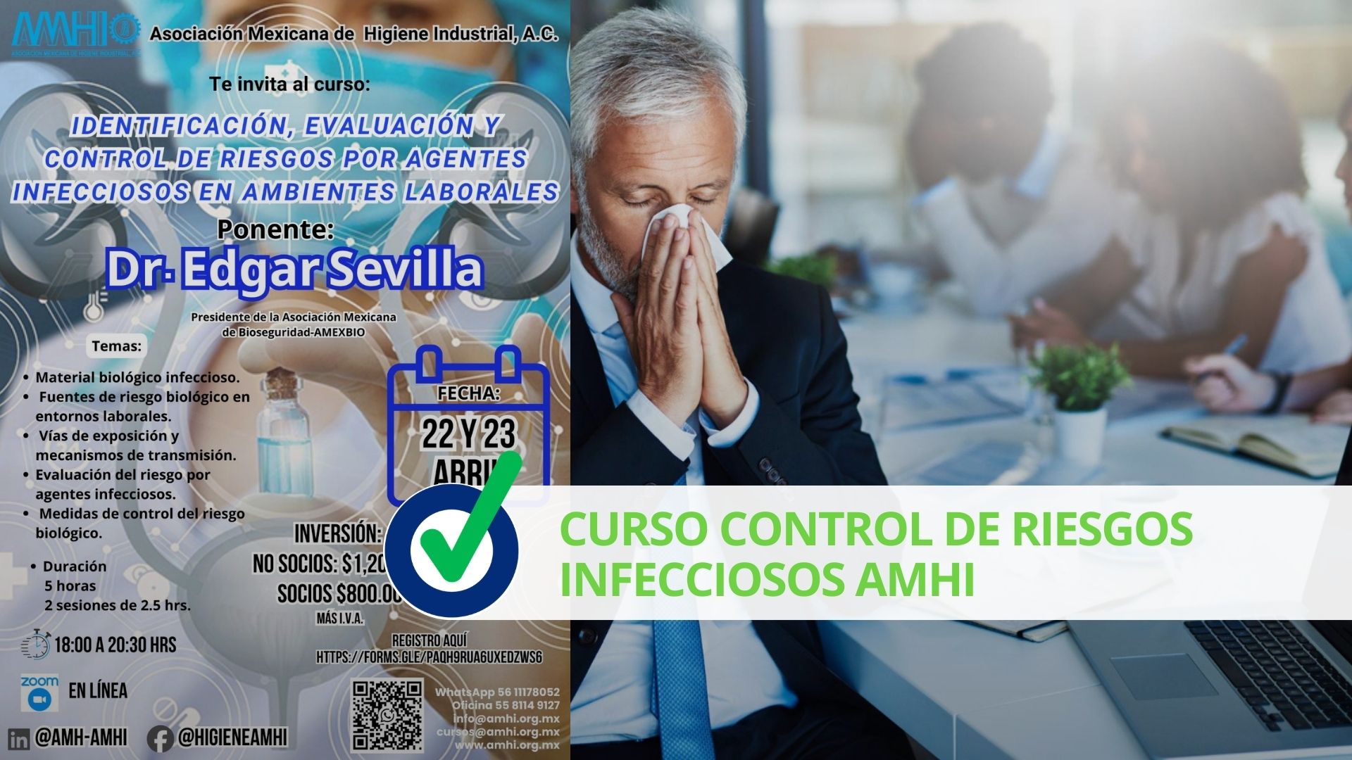 Curso Control de Riesgos Infecciosos AMHI