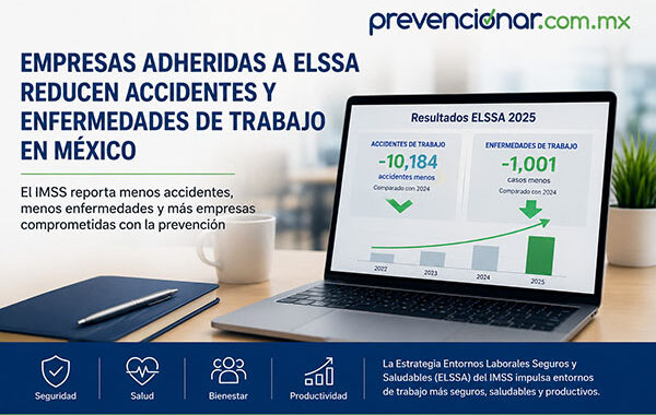 Empresas adheridas a ELSSA reducen accidentes y enfermedades de trabajo en México