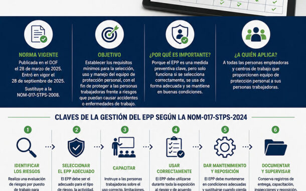 NOM-017-STPS-2024: la gestión del equipo de protección personal ya no puede limitarse a “entregar equipo”