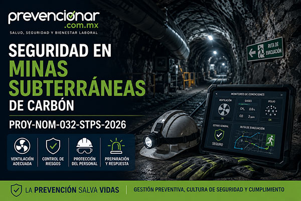STPS publica proyecto de norma para reforzar la seguridad en minas subterráneas de carbón