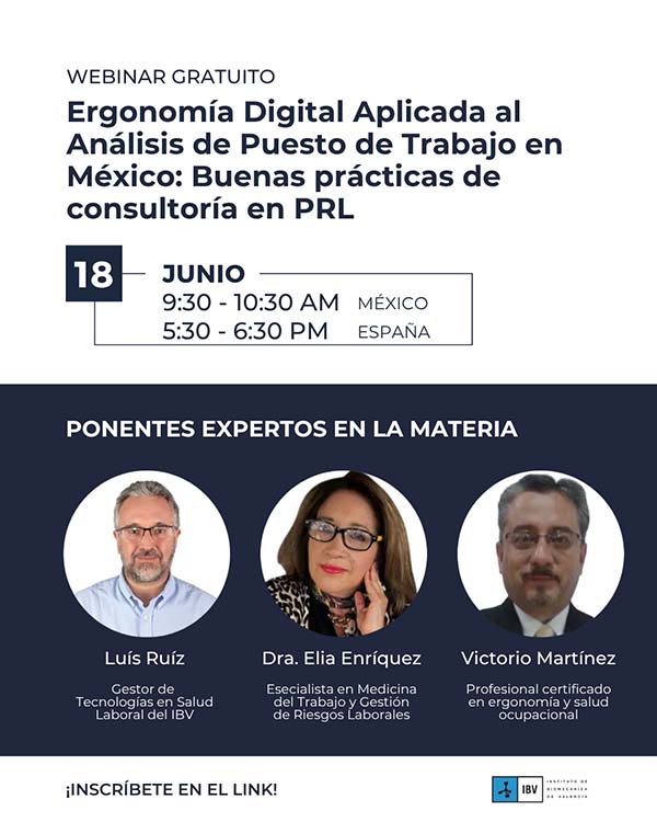 Ergonomía Digital Aplicada al Análisis de Puesto de Trabajo en México #webinar