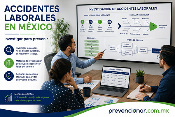 Accidentes laborales en México: investigar bien es tan importante como reportar