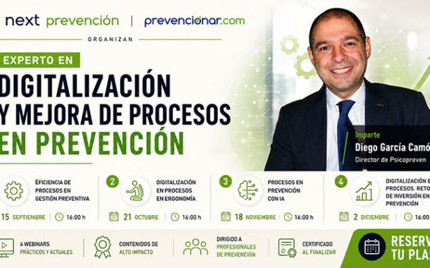 Experto en Digitalización y mejora de procesos en prevención #GRATIS