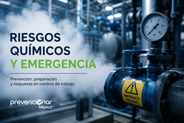 Fuga de amoniaco en fábrica de hielo alerta sobre riesgos químicos laborales en México