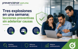 Tres explosiones en una semana: lecciones preventivas sin adelantar causas