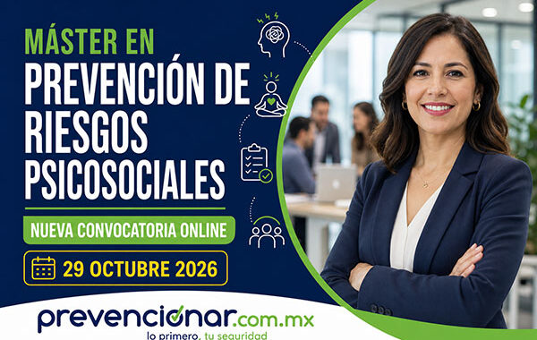 Máster en Prevención de Riesgos Psicosociales abre una opción de especialización para profesionales de México