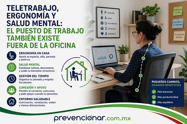 Teletrabajo, ergonomía y salud mental: el puesto de trabajo también existe fuera de la oficina