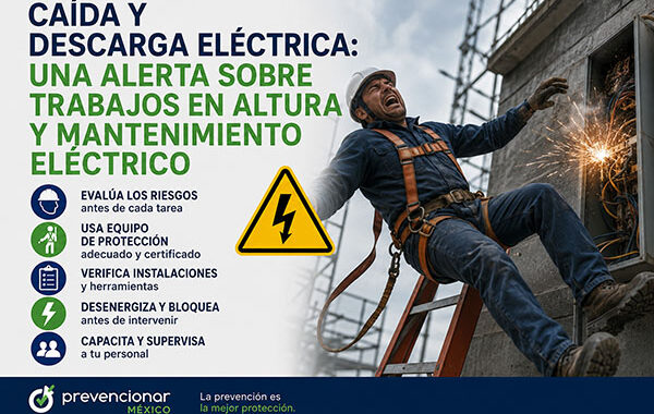 Caída y descarga eléctrica: una alerta sobre trabajos en altura y mantenimiento eléctrico