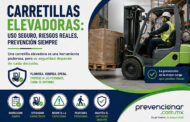 Carretillas elevadoras: riesgos y medidas preventivas para un uso seguro en los centros de trabajo