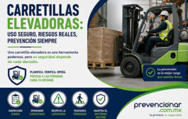 Carretillas elevadoras: riesgos y medidas preventivas para un uso seguro en los centros de trabajo