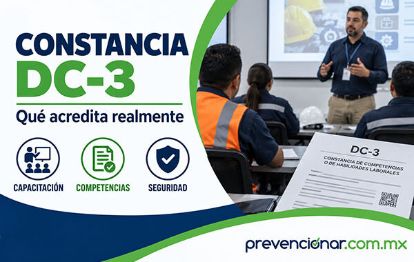Capacitación en seguridad y salud en el trabajo: qué acredita realmente la constancia DC-3