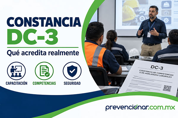 Capacitación en seguridad y salud en el trabajo: qué acredita realmente la constancia DC-3