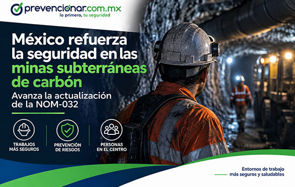 México refuerza la seguridad en las minas subterráneas de carbón: avanza la actualización de la NOM-032
